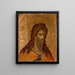 Sint Johannes de Doper - Paolo Veneziano — ingelijst kunstwerk aan de muur