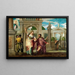 L'keizer Augustus en de Sibylle - Paolo Véronèse — ingelijst kunstwerk aan de muur