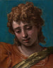 Hoofd van Sint-Michiel van het retabel Petrobelli - Paolo Véronèse — weergave van het kunstwerk