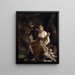 Mars Venus en Cupido Mars en Venus met Cupido en een hond - Paolo Véronèse — ingelijst kunstwerk aan de muur
