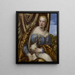 Portret van een dame in Sint-Agnest - Paolo Véronèse — ingelijst kunstwerk aan de muur