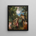 Het doopsel van Christus - Paolo Véronèse — ingelijst kunstwerk aan de muur