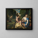 Venus huilt Adonis - Paolo Véronèse — ingelijst kunstwerk aan de muur