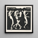 Papoea dansers - Johannes Frederik Engelbert ten Klooster — ingelijst kunstwerk aan de muur