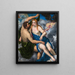 Jupiter en Io - Paris Bordone — ingelijst kunstwerk aan de muur