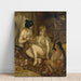 Reproductie van het schilderij Parijsse vrouwen in Algerijnse kostuums of in een harem - Pierre-Auguste Renoir