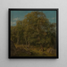 Deel van bos Skogsfjord Mandal - Amaldus Nielsen — ingelijst kunstwerk aan de muur