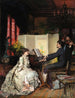 Het duo - Pascal-Adolphe-Jean Dagnan-Bouveret — weergave van het kunstwerk