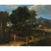 Reproduction of the painting Pastorale with a young shepherd and a woman with a child in her arms - Jean-François Millet