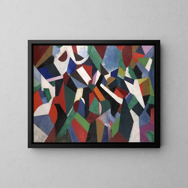 Composition II - Patrick Henry Bruce — framed artwork on a wall