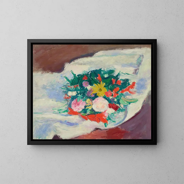 Flowers - Patrick Henry Bruce — framed artwork on a wall