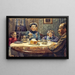 L'heure du souper - Patrick Joseph Tuohy — ingelijst kunstwerk aan de muur