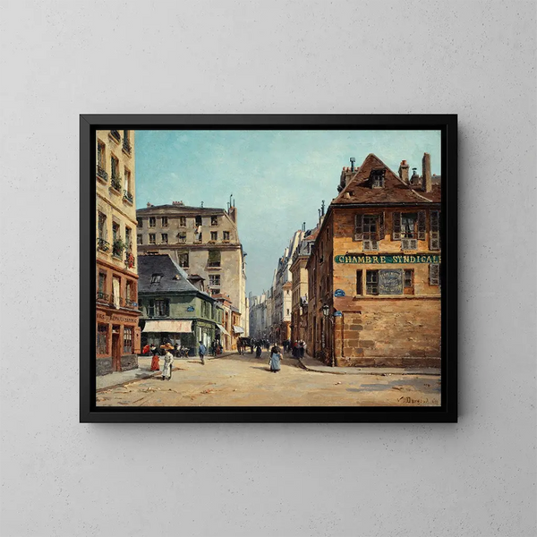 La Rue Saint-Paul - Paul-Joseph-Victor Dargaud — framed artwork on a wall