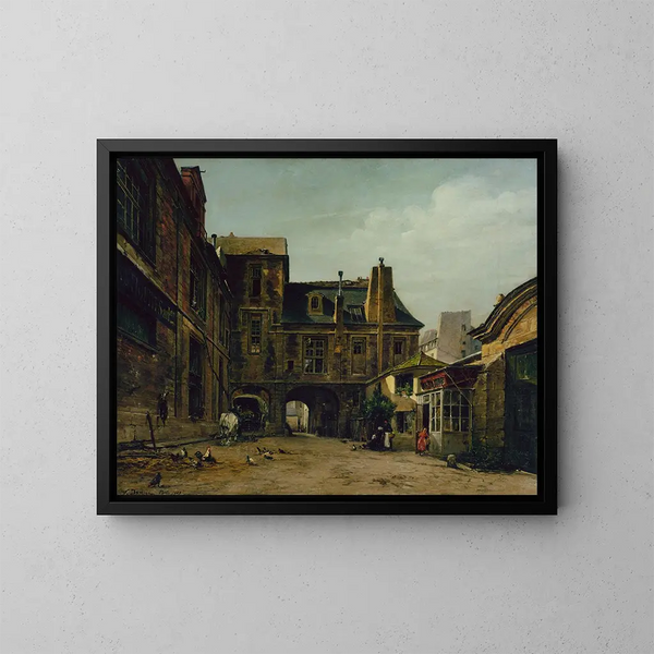 L'hôtel de La Vieuville - Paul-Joseph-Victor Dargaud — framed artwork on a wall