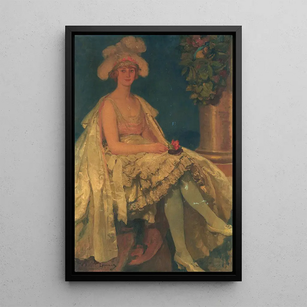 Figure de théâtre - Paul Albert Laurens — ingelijst kunstwerk aan de muur