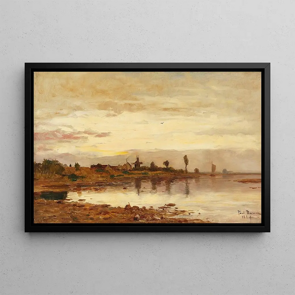 Paul Baum - Hollndische Kanallandschaft.webp