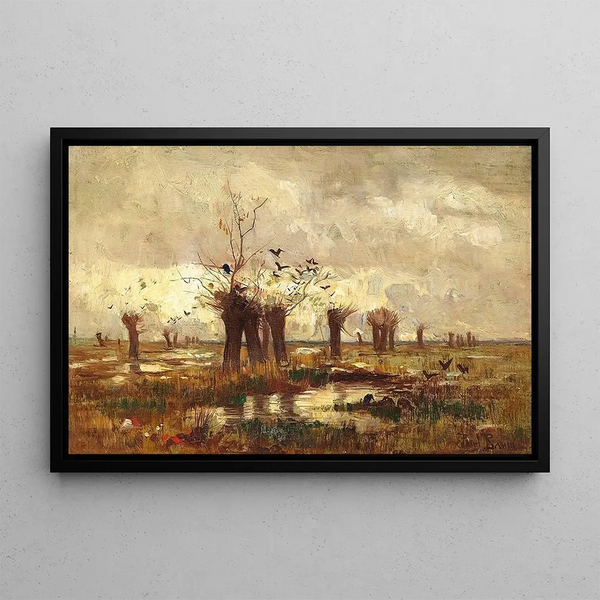 Paul Baum - Moorlandschaft mit Kopfweiden.webp