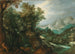 Landschapschilderij met een kluizenaar - Paul Bril — weergave van het kunstwerk