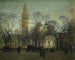 L'après-midi à Madison Square - Paul Cornoyer — weergave van het kunstwerk