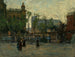 Empire de soirée, park in New York - Paul Cornoyer — weergave van het kunstwerk