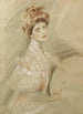 Portrait de femme - Paul César Helleu — weergave van het kunstwerk