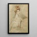 Portrait de femme - Paul César Helleu — ingelijst kunstwerk aan de muur