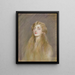 Portret van Mlle Blanche de Pas - Paul César Helleu — ingelijst kunstwerk aan de muur