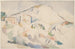 Château Noir en Mont Sainte-Victoire rond 1890-1895 - Paul Cézanne — weergave van het kunstwerk