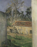 Boerderijplein - Paul Cézanne — weergave van het kunstwerk