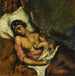 Vrouw die haar kind voedt - Paul Cézanne — weergave van het kunstwerk