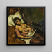 Vrouw die haar kind voedt - Paul Cézanne — ingelijst kunstwerk aan de muur