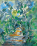 van Sentier forestier du Mas Jolie au Château Noir - Paul Cézanne — weergave van het kunstwerk