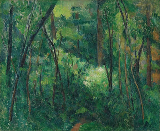 Paul Czanne - Interior of a forest.webp