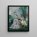 La Conversation - Paul Cézanne — ingelijst kunstwerk aan de muur