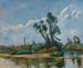De Rivier - Paul Cézanne — weergave van het kunstwerk
