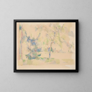 Paul Czanne - Lake at the Edge of a Forest.webp