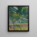 Le bassin du Jas de Bouffan Het zwembad bij Jas de Bouffan - Paul Cézanne — ingelijst kunstwerk aan de muur