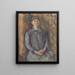 Madame Cézanne - Paul Cézanne — ingelijst kunstwerk aan de muur