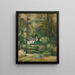 Huizen met Kool, Pontoise - Paul Cézanne — ingelijst kunstwerk aan de muur