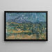 Mont Sainte-Victoire - Paul Cézanne — ingelijst kunstwerk aan de muur