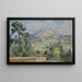 Montagne Sainte-Victoire - Paul Cézanne — ingelijst kunstwerk aan de muur