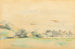 Landschapschilderij aan de waterkant - Paul Cézanne — weergave van het kunstwerk