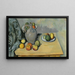 Kan en fruit op een tafel - Paul Cézanne — ingelijst kunstwerk aan de muur
