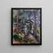 Pins en rotsen - Paul Cézanne — ingelijst kunstwerk aan de muur