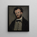 Portret van Anthony Valabrègue - Paul Cézanne — ingelijst kunstwerk aan de muur