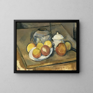 Paul Czanne - StrawTrimmed Vase Sugar Bowl and Apples.webp