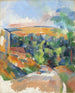 De bocht van de weg - Paul Cézanne — weergave van het kunstwerk