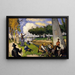 De Vissers Fantasierijke scène - Paul Cézanne — ingelijst kunstwerk aan de muur