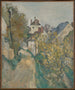 The House of Dr. Gachet in Auvers-sur-Oise - Paul Cézanne — weergave van het kunstwerk