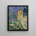 Het huis met gescheurde muren - Paul Cézanne — ingelijst kunstwerk aan de muur